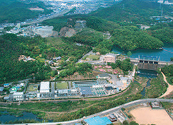 綾川浄水場の写真